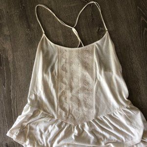 American Eagle Off-White Tank Top